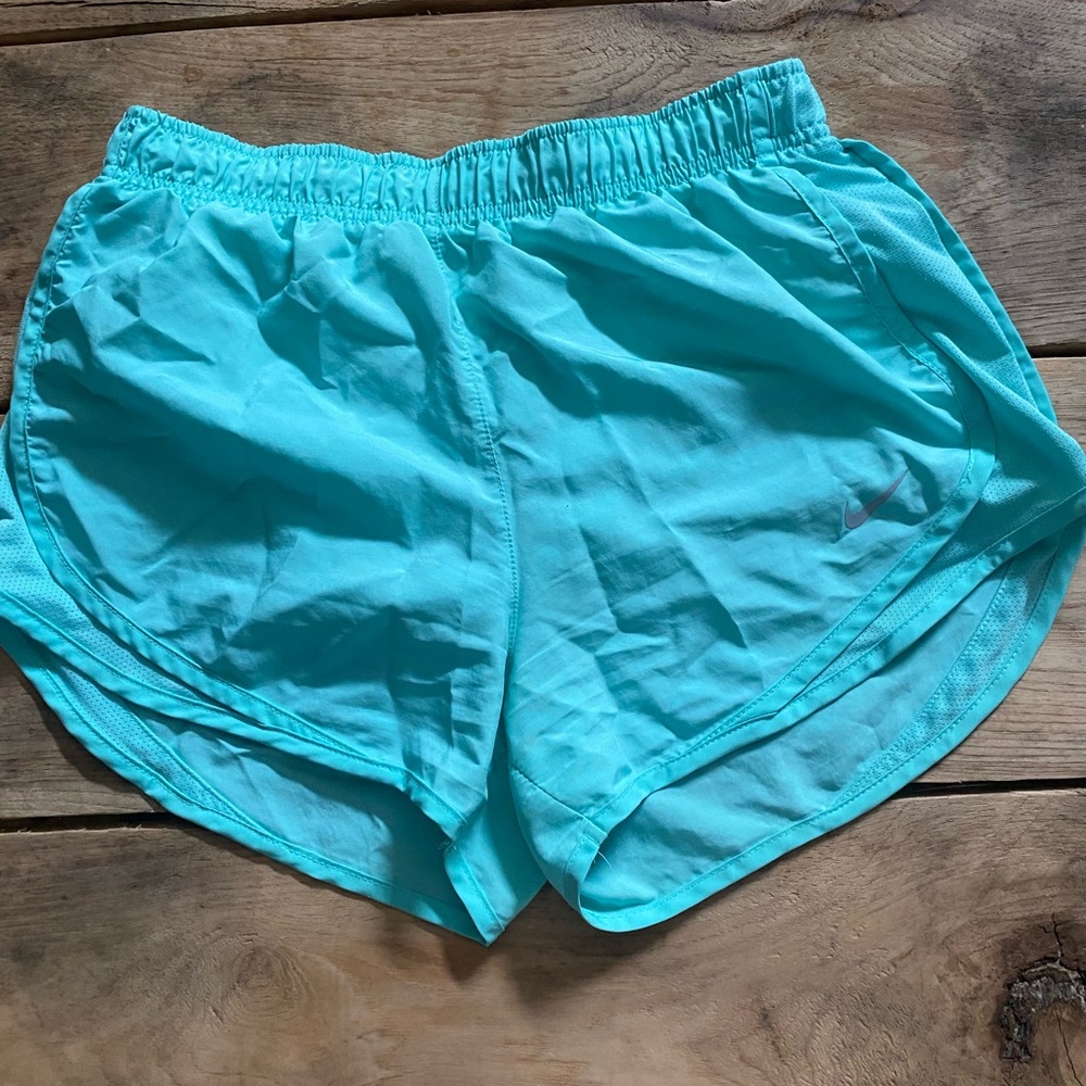 Nike aqua/teal Athletic Shorts